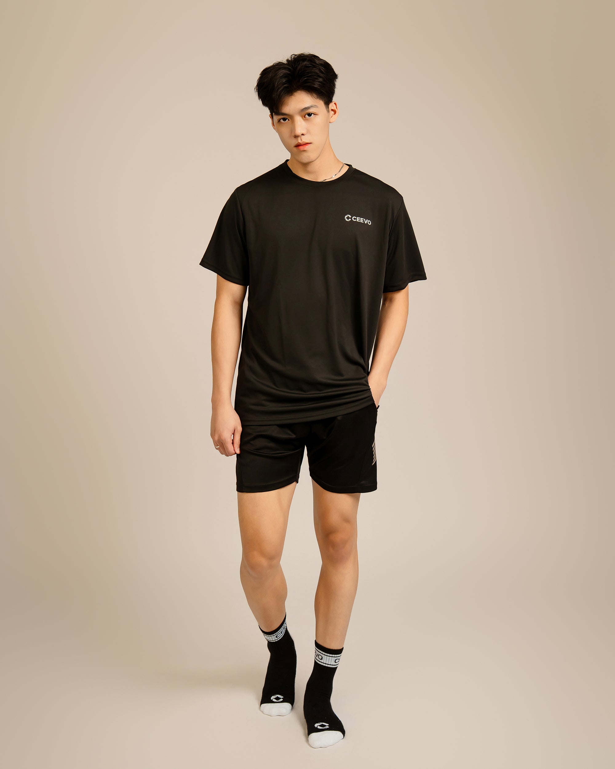 CEEVO Microfibre Tee in Black