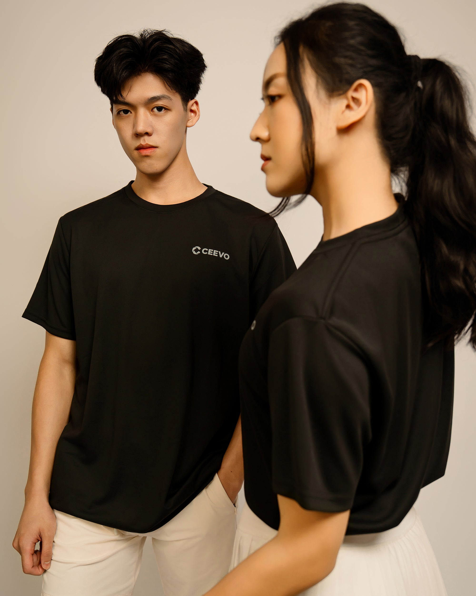 CEEVO Microfibre Tee in Black