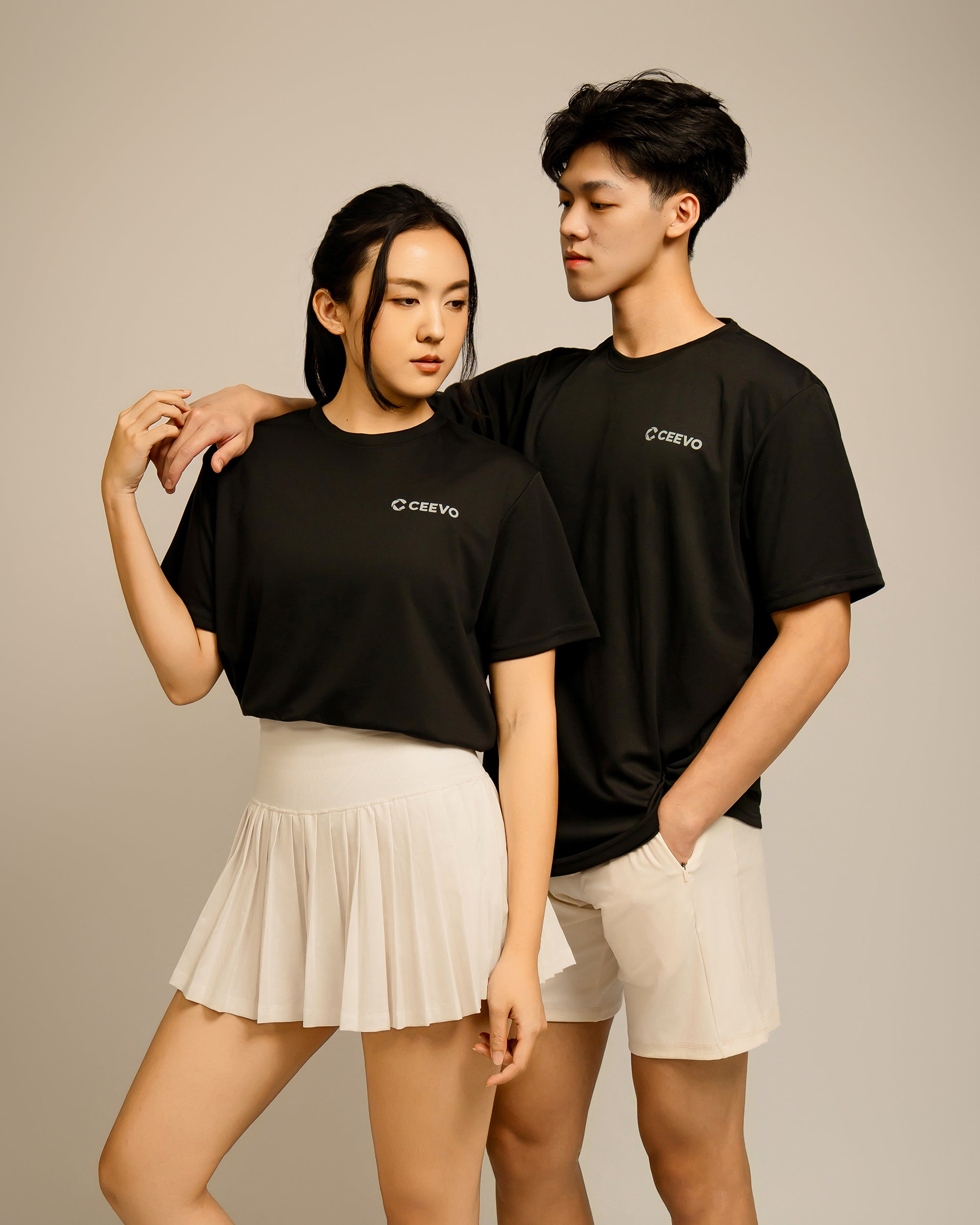 CEEVO Microfibre Tee in Black