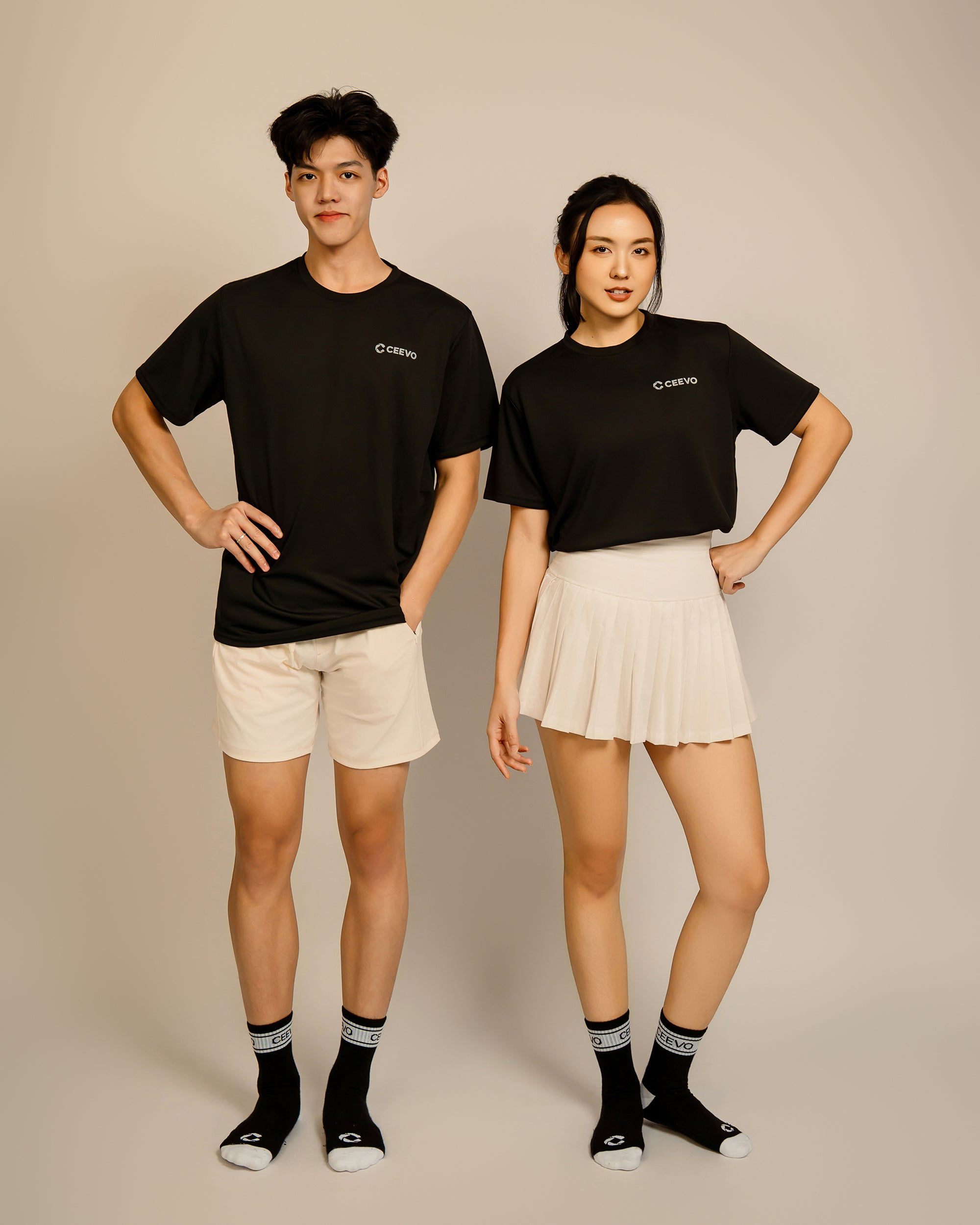 CEEVO Microfibre Tee in Black