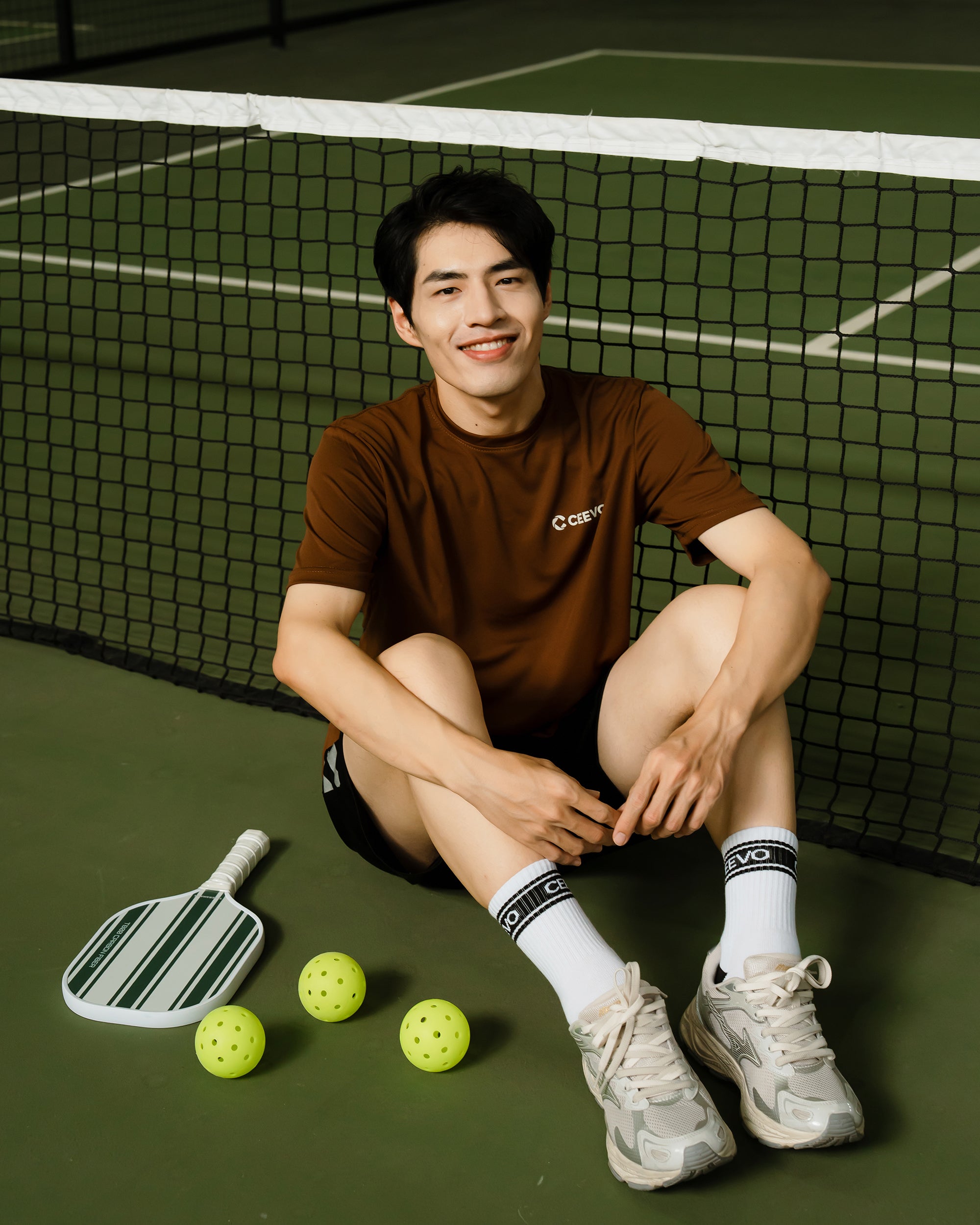 CEEVO Microfibre Tee in Brown