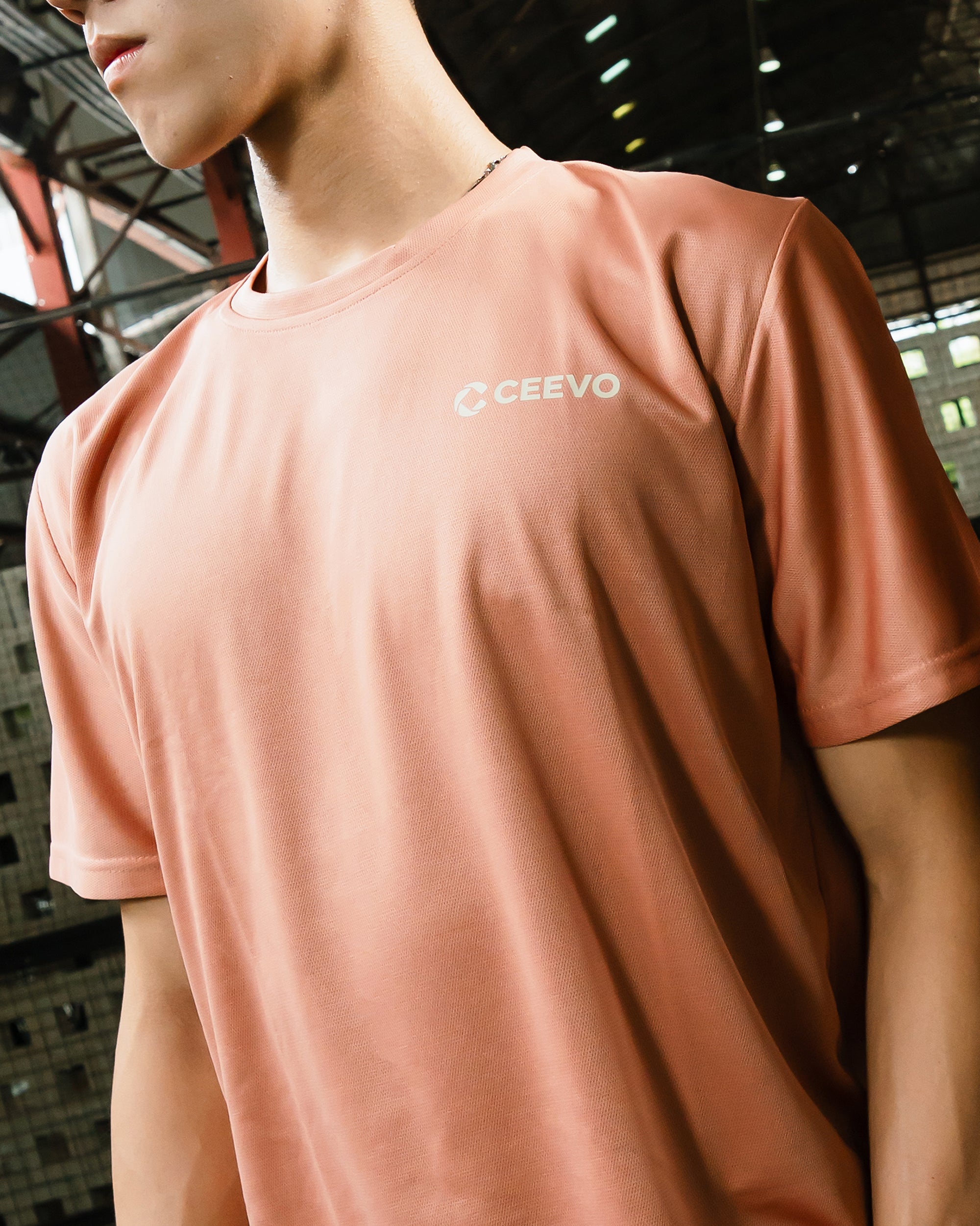 CEEVO Microfibre Tee in Dusty Pink