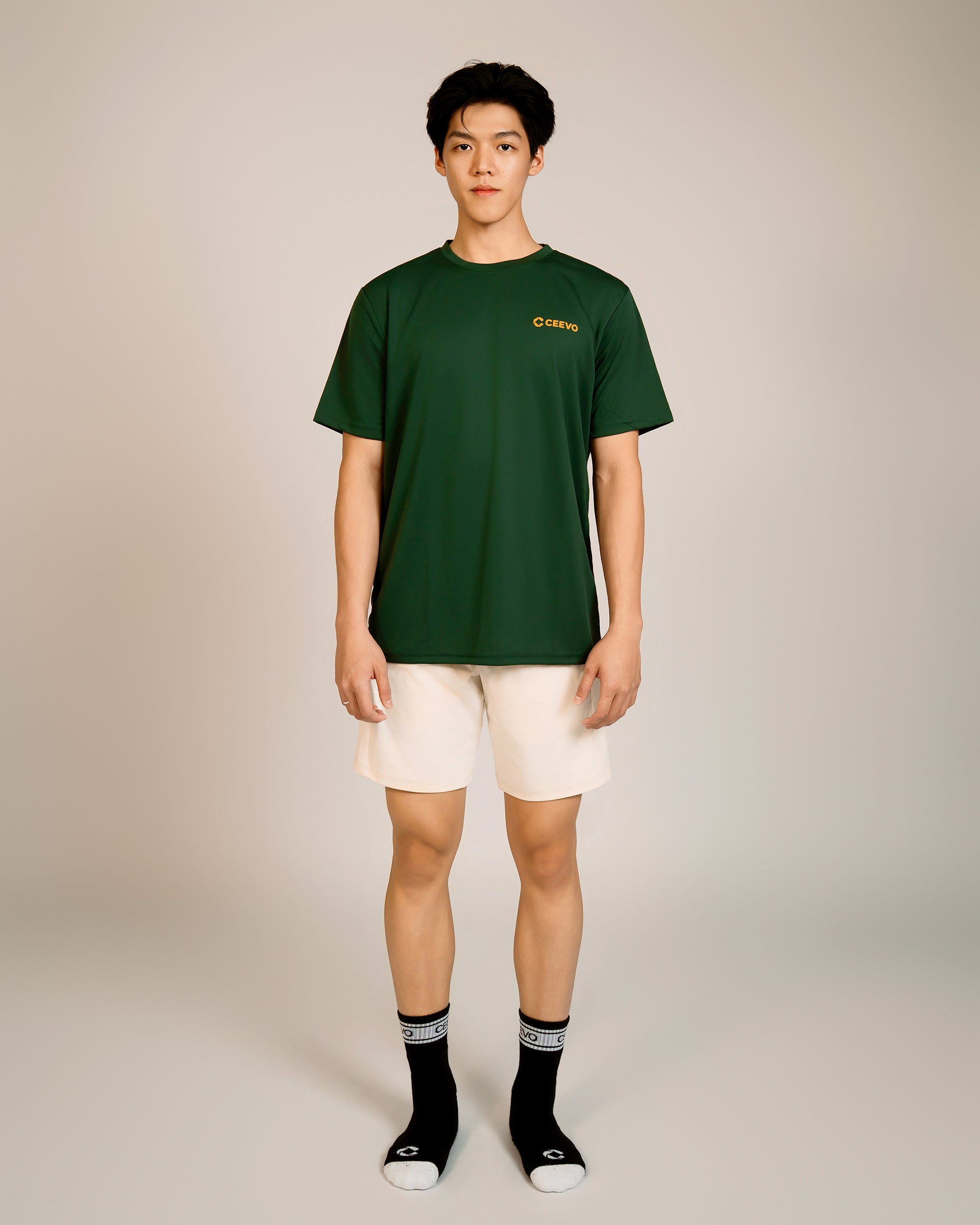 CEEVO Microfibre Tee in Forest Green