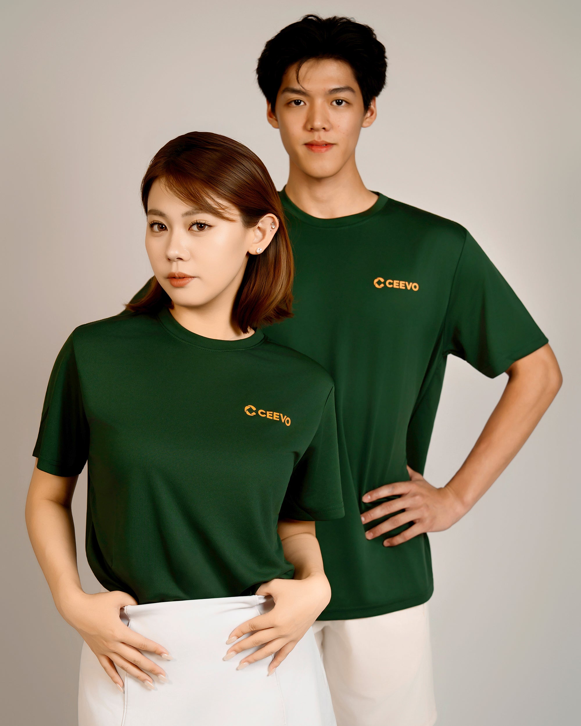 CEEVO Microfibre Tee in Forest Green