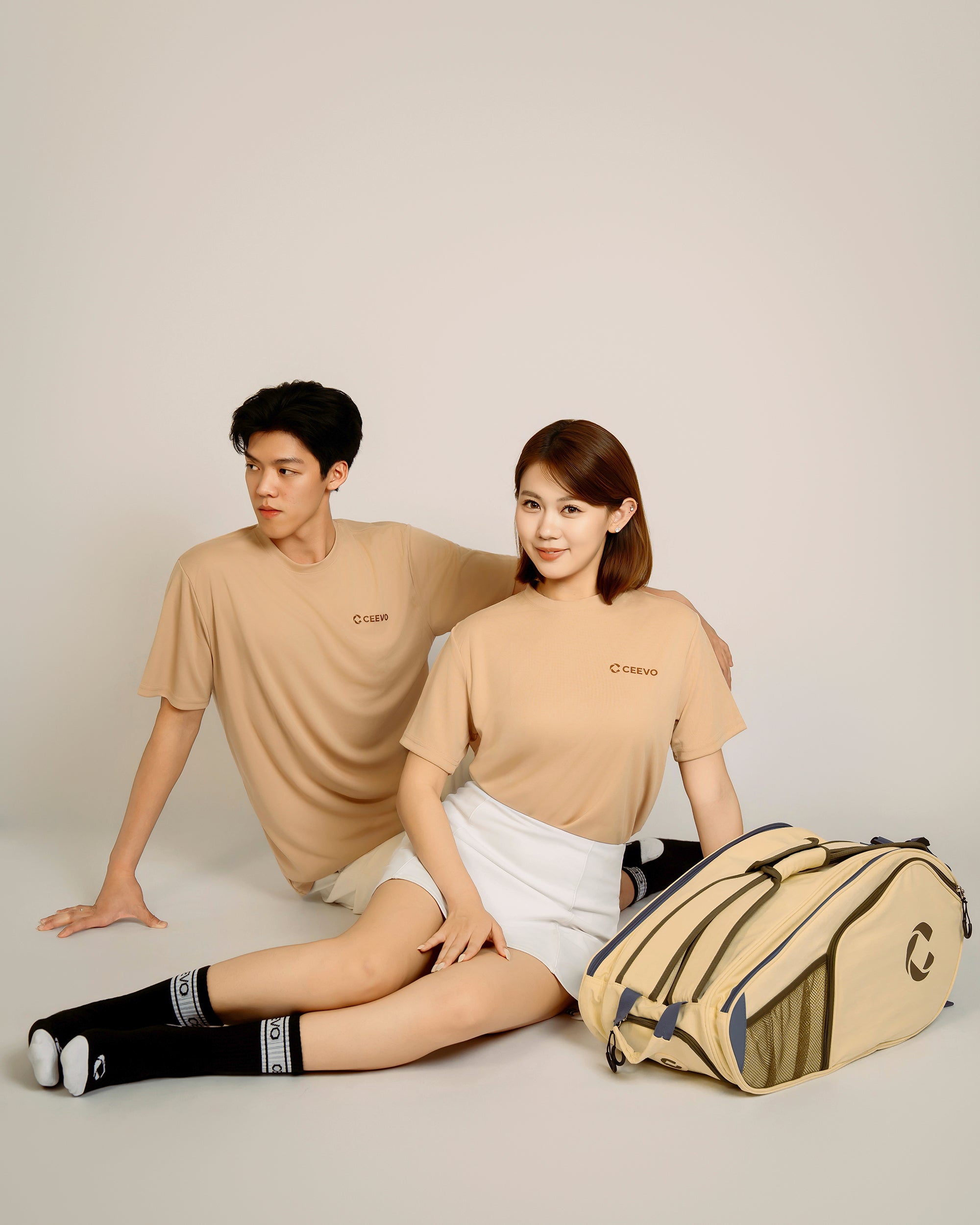 CEEVO Microfibre Tee in Desert Sand