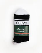 CEEVO Crew Socks + Keychain Bundle Set