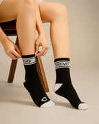 CEEVO Crew Socks in Black