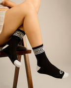 CEEVO Crew Socks in Black
