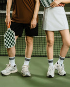 CEEVO Crew Socks in White