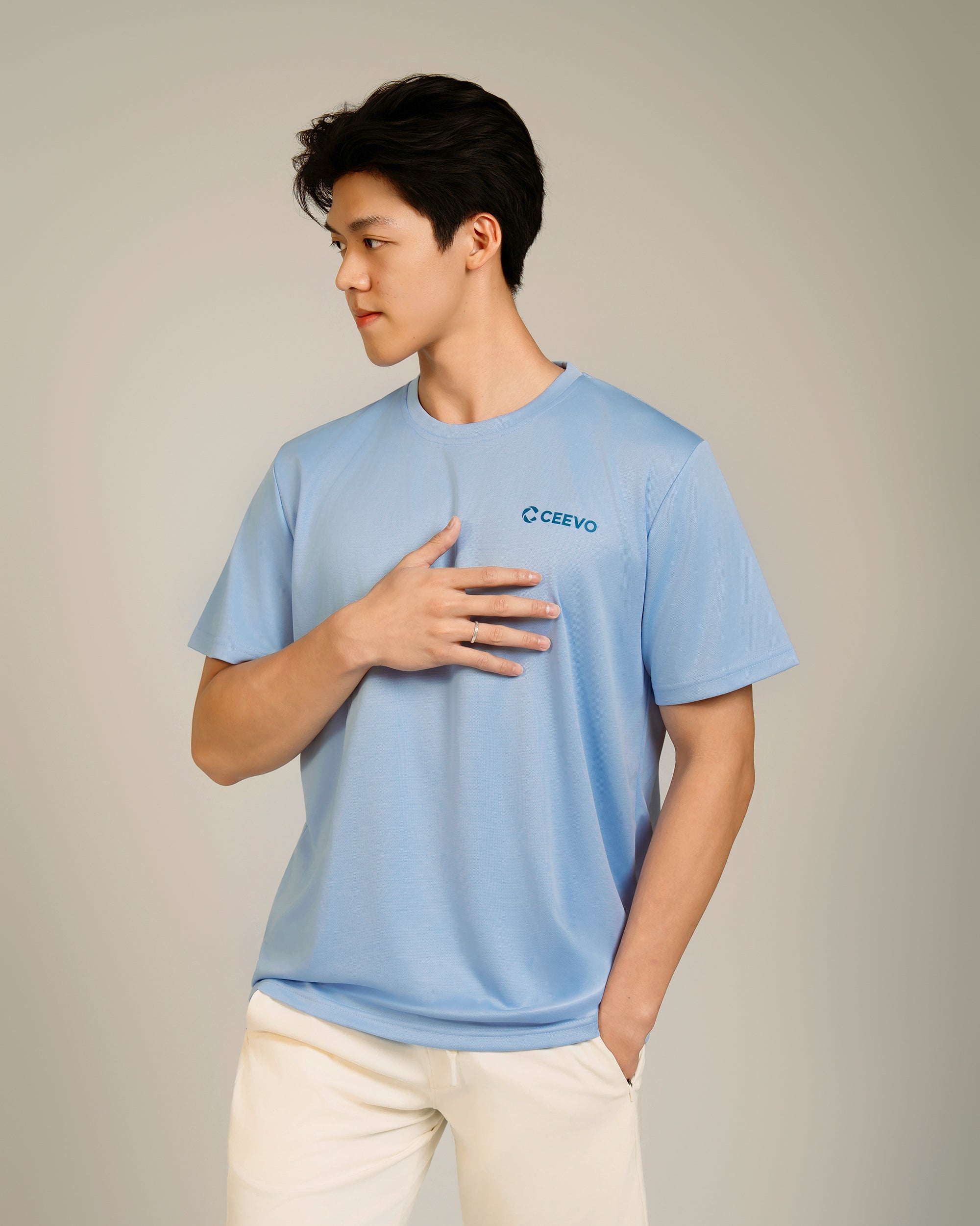 CEEVO Microfibre Tee in Periwinkle