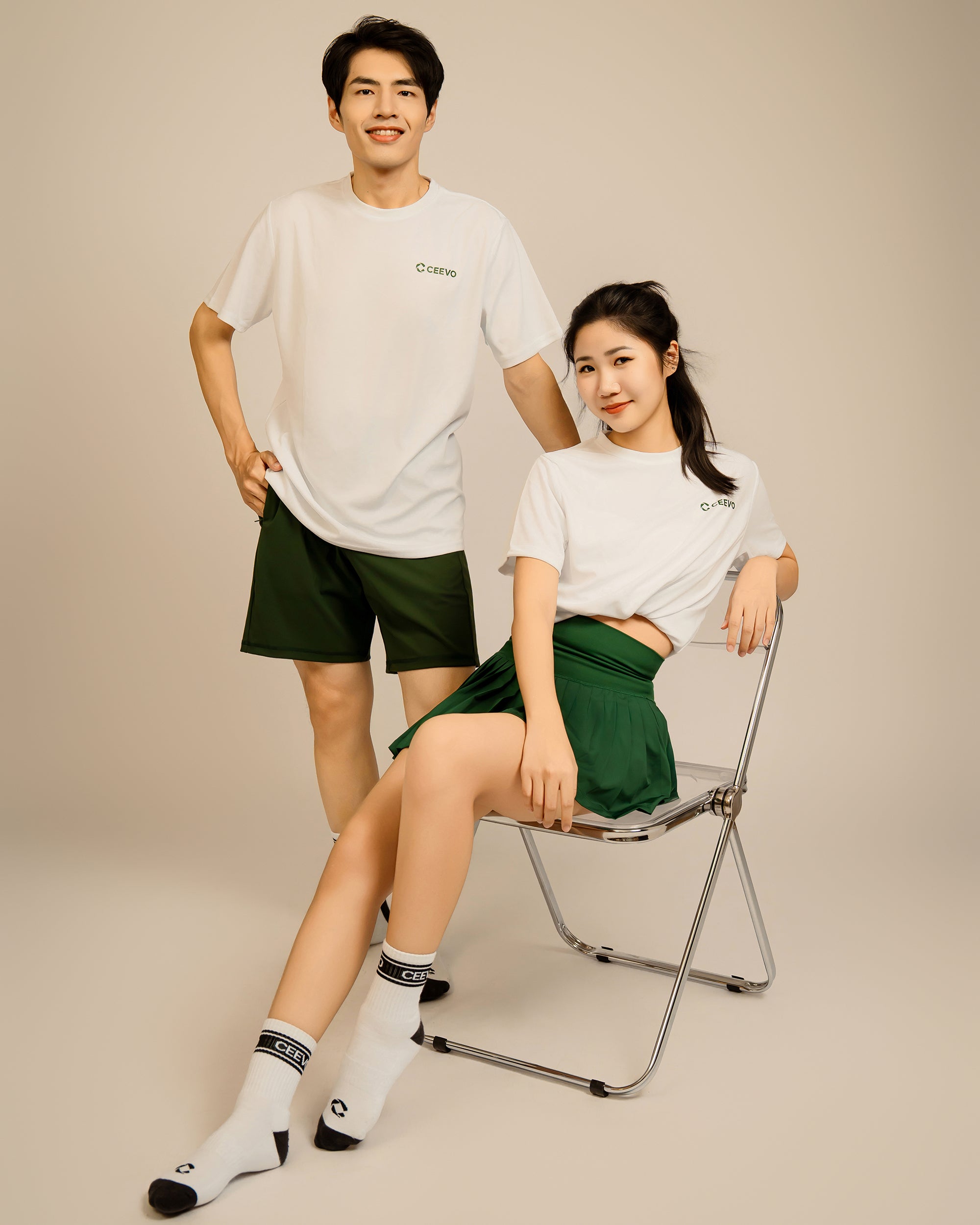 CEEVO Microfibre Tee in White