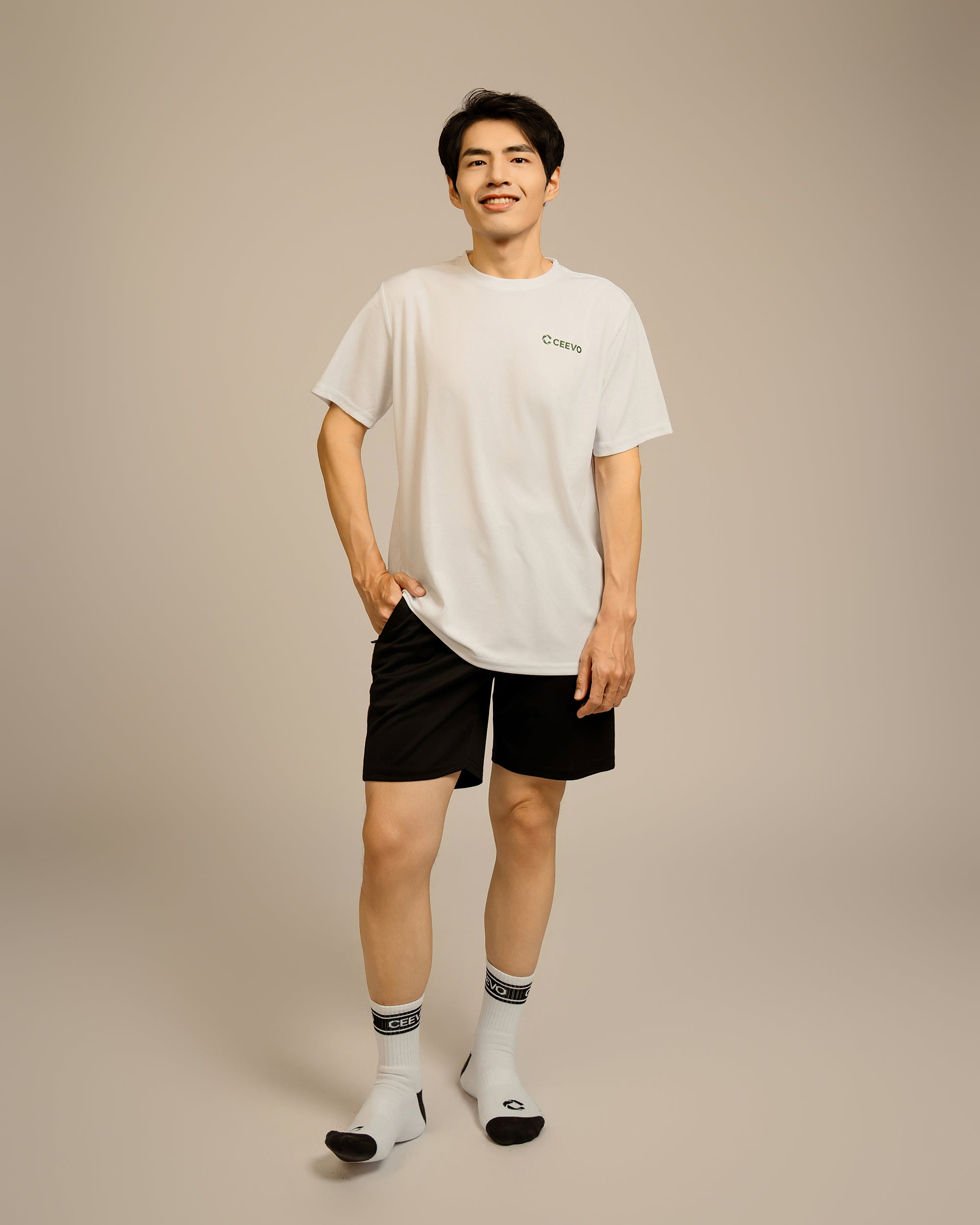 CEEVO Microfibre Tee in White