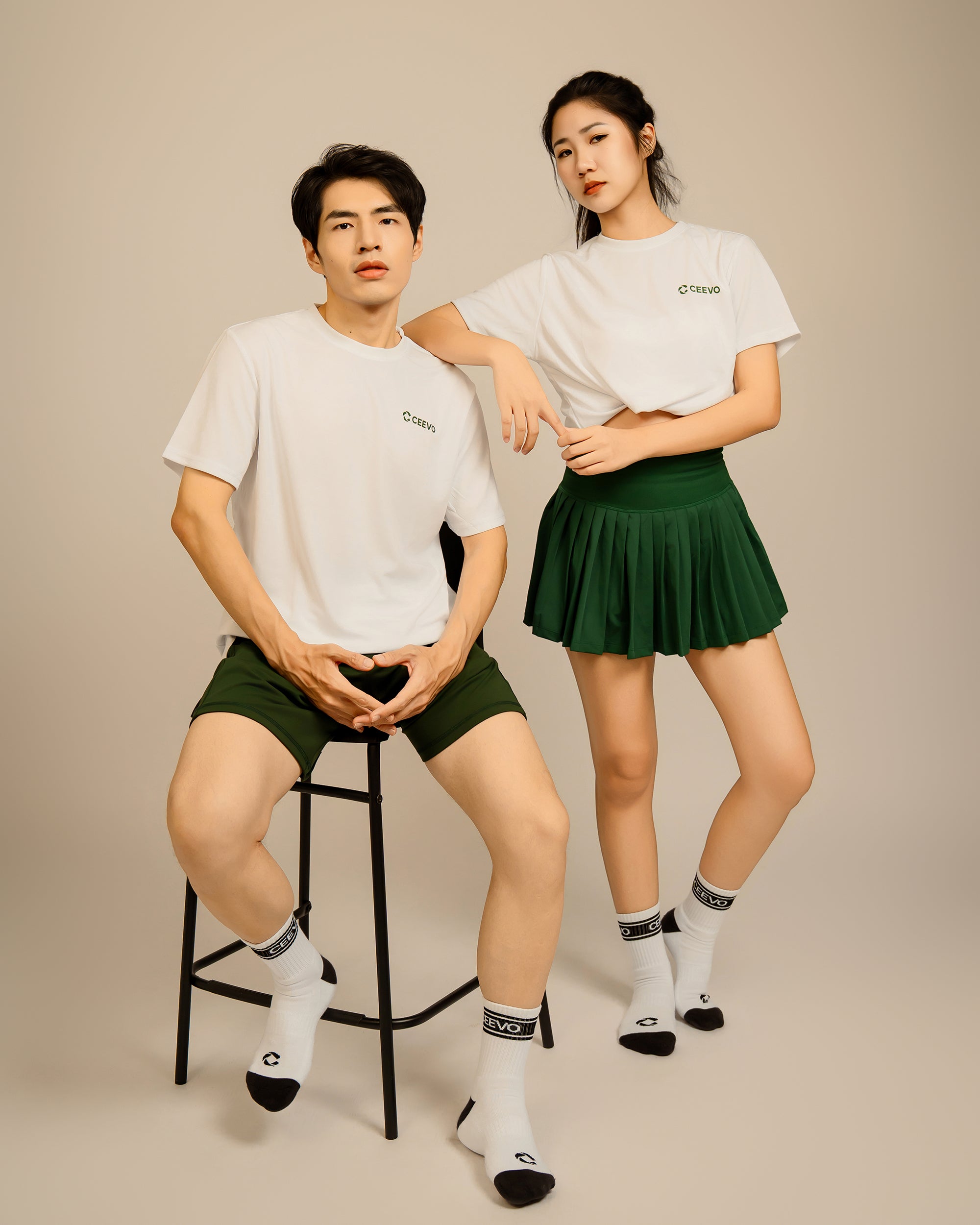 CEEVO Microfibre Tee in White